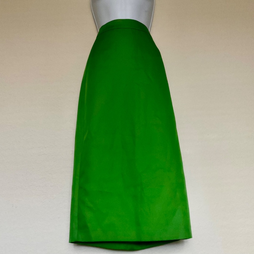 NWT Kate Spade Duchess Satin Green Pencil Skirt - Picture 4 of 8